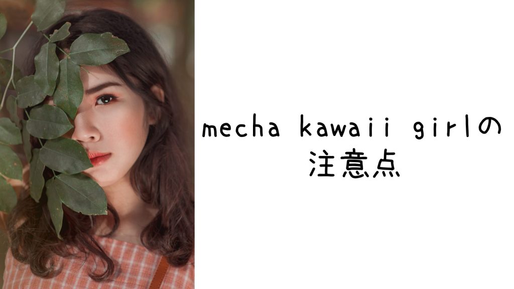 mecha kawaii girl(めちゃかわガールズ)の注意点4つ