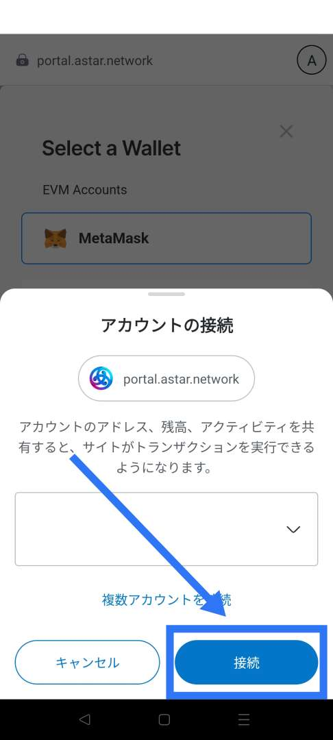Astar Networkをメタマスクに追加する方法11