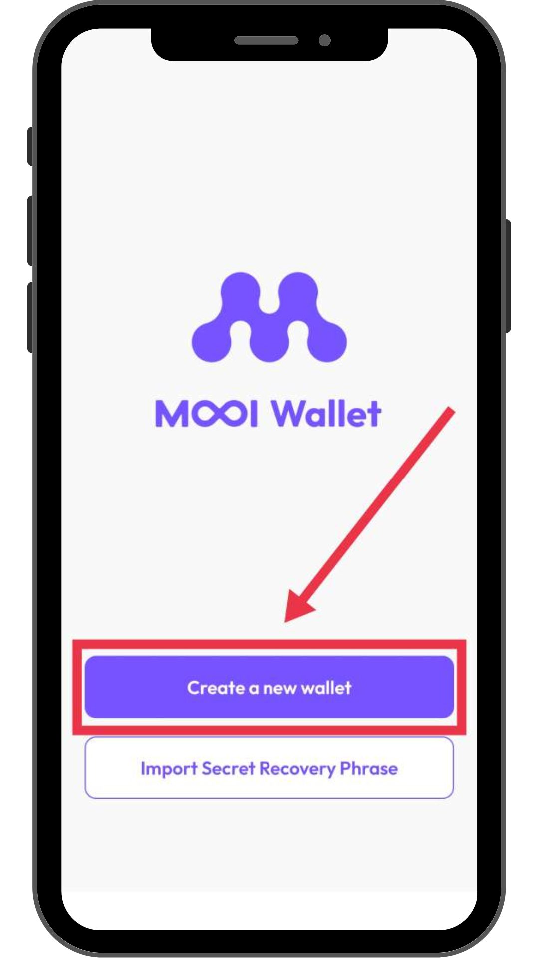 MOOI Walletに登録する手順 1